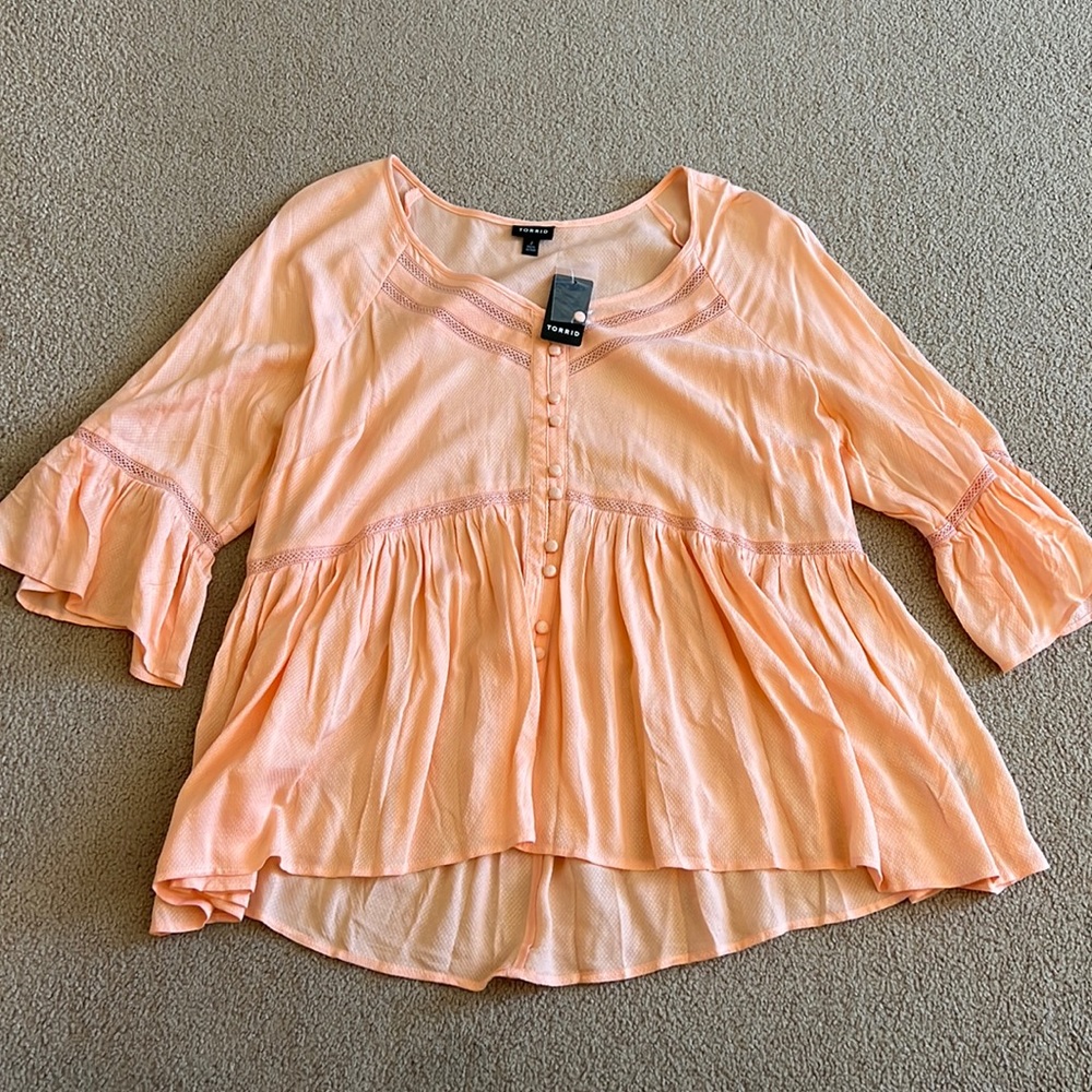 Three quarter length blouse